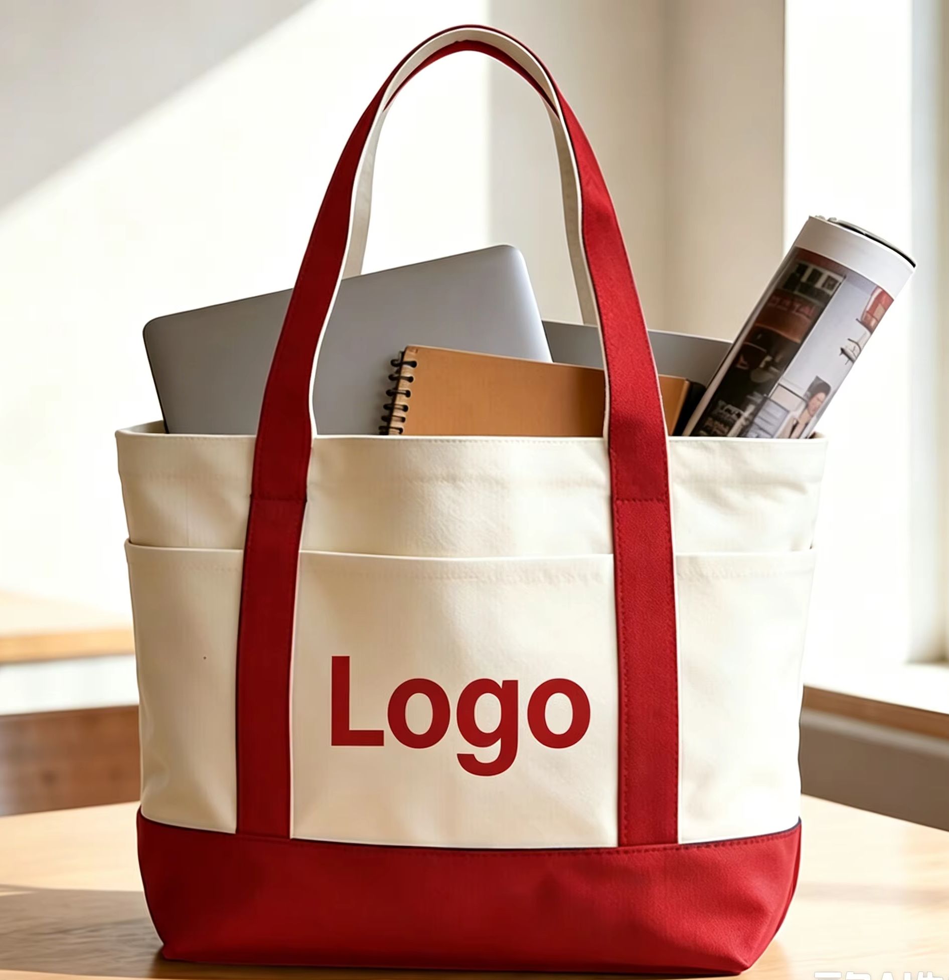 Women Bags Company - Хлопковая сумка-шоппер на заказ с напечатанным