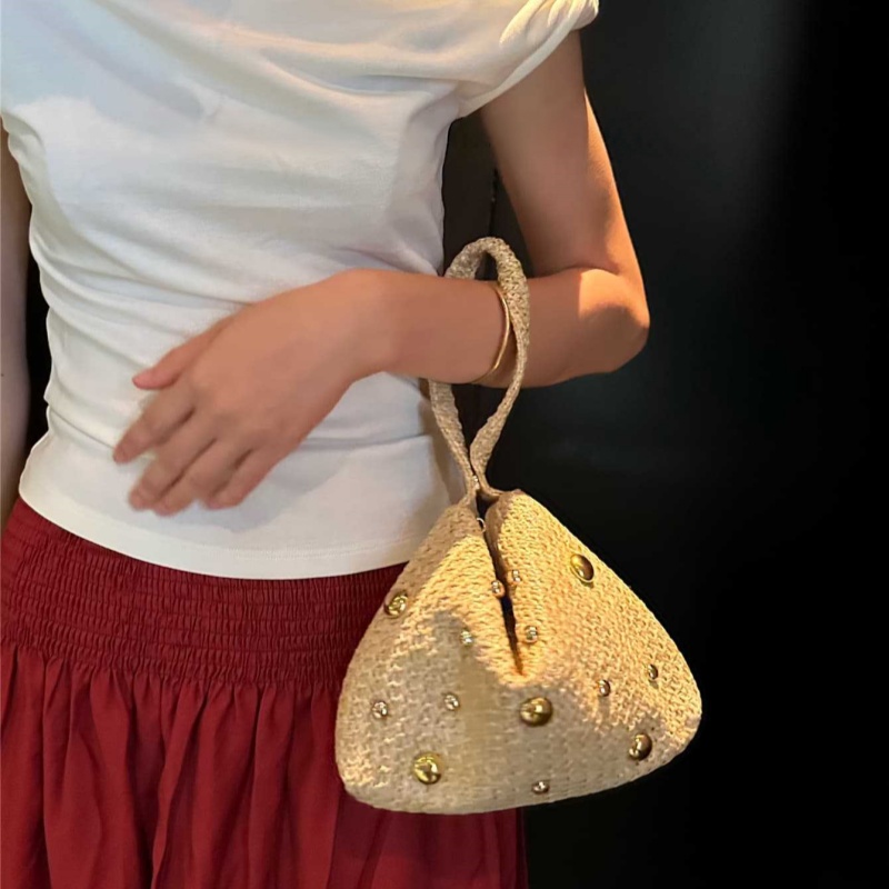 Треугольная плетеная сумка-кла – обзор и цена Women'S Raffia Bags